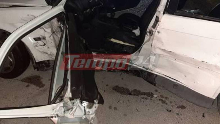 Τροχαίο στην Πατρών – Πύργου με δυο τραυματίες