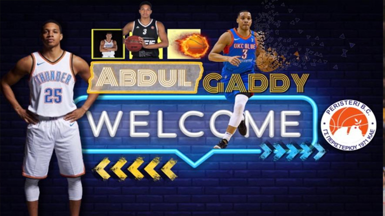 Μπάσκετ: Ανακοίνωσε τον Αμπντούλ Γκάντι το Περιστέρι