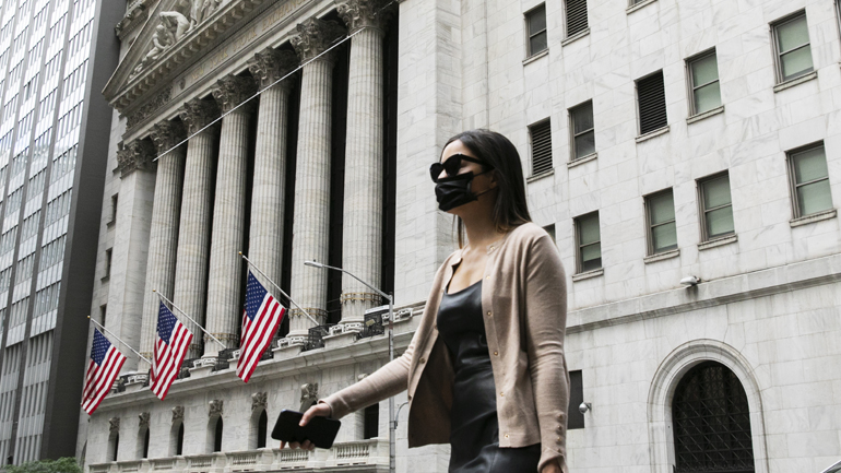 Μικτά πρόσημα στη  Wall Street