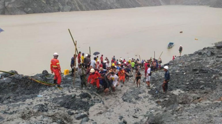 Μιανμάρ: Πάνω από 160 νεκροί από κατολίσθηση σε ορυχείο νεφρίτη