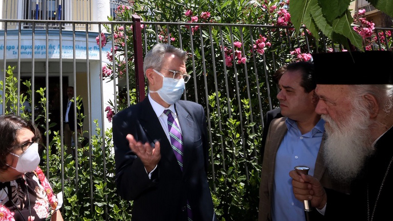 Στην «Αποστολή» με τον Αρχιεπίσκοπο Ιερώνυμο ο Τζέφρι Πάιατ