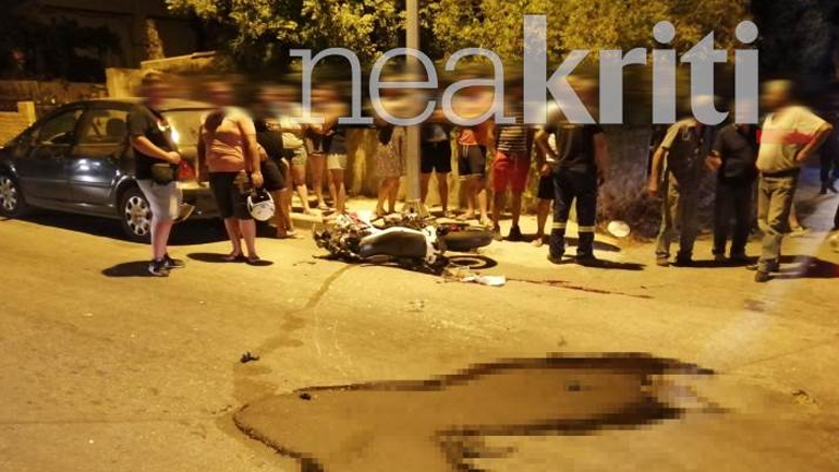 Σοβαρός τραυματισμός 22χρονου δικυκλιστή σε τροχαίο στην Ιεράπετρα