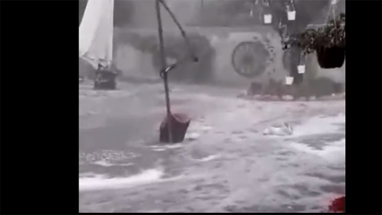 Στα «λευκά» από το χαλάζι η Πτολεμαΐδα