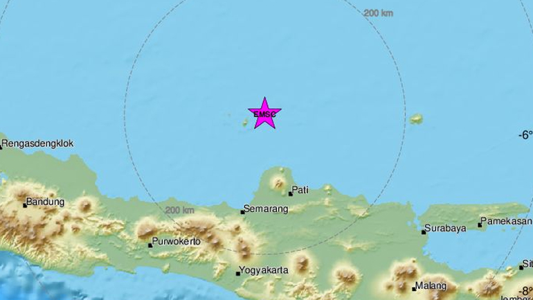 Ινδονησία: Σεισμική δόνηση 6,6R ανοικτά της Ιάβας