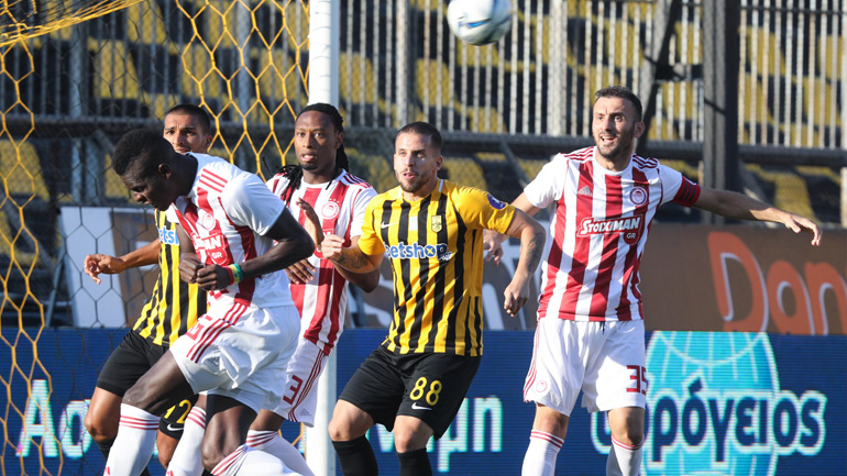 Άνετη νίκη για τον Ολυμπιακό στο «Κλεάνθης Βικελίδης», 4-2 τον Άρη