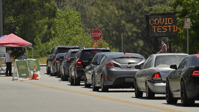 Covid-19:  Πάνω από 10.000 κρούσματα σε ένα 24ωρο στην Καλιφόρνια