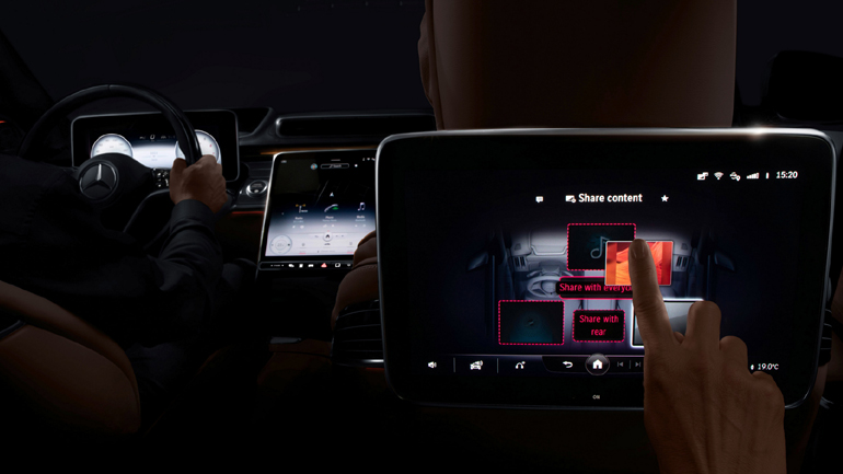 Οι νέες οθόνες της Mercedes