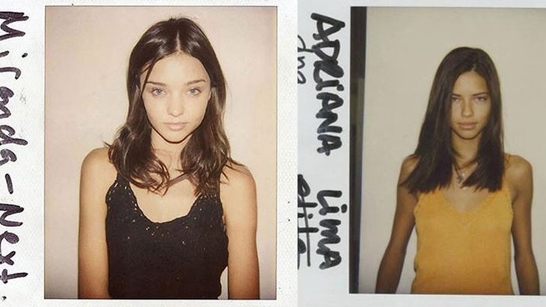 Τα πιο διάσημα μοντέλα του πλανήτη ποζάρουν στα πρώτα τους βήματα