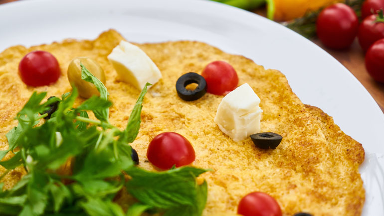 Ομελέτα με 100 θερμίδες