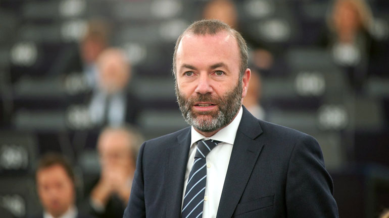 Μάνφρεντ Βέμπερ στο Ευρωπαϊκό Κοινοβούλιο: «Δεν μπορούμε να αφήσουμε την Ελλάδα και την Κύπρο μόνες τους»