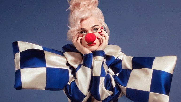 Katy Perry: Φωτογραφίζεται ως θλιμμένος κλόουν για το εξώφυλλο του νέου της album
