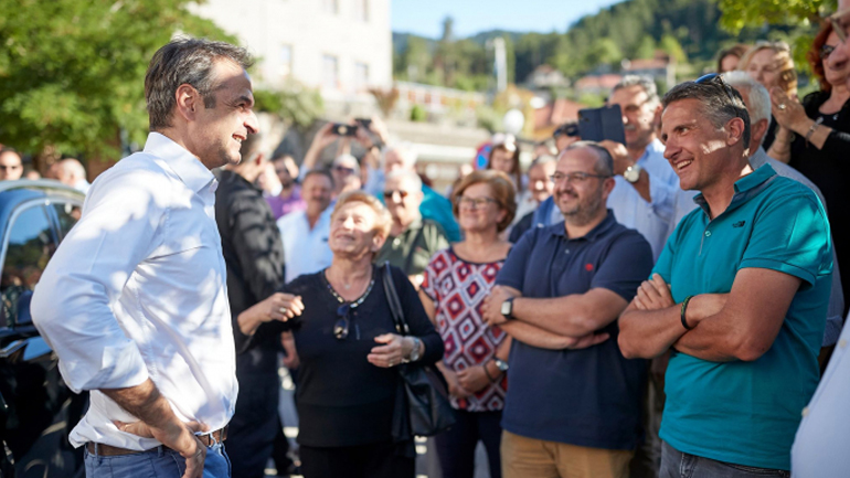 Επίσκεψη Μητσοτάκη στα Τζουμέρκα