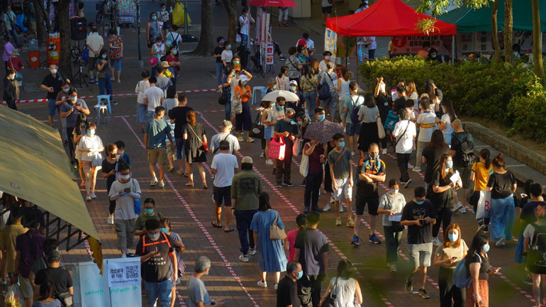 Χονγκ Κονγκ: 500.000 κάτοικοι έλαβαν μέρος σε συμβολική διαμαρτυρία για τη νομοθεσία εθνικής ασφάλειας