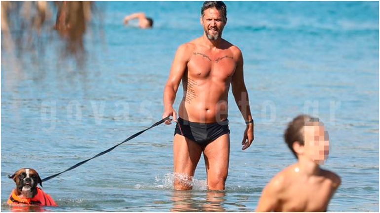 Σε άψογη φόρμα ο Αλέξανδρος Παρθένης στο Καβούρι