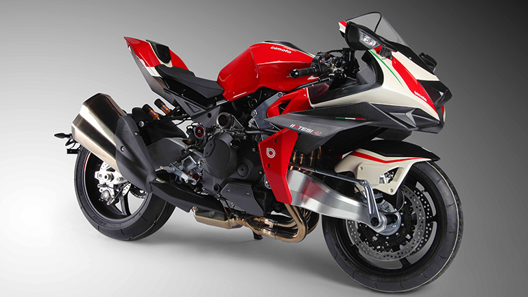 Bimota Tesi H2: Το hub steering σε λειτουργία!