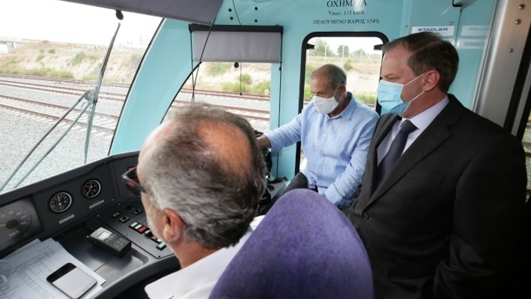 Εγκαίνια της νέας διπλής σιδηροδρομικής γραμμής Κιάτο – Ροδοδάφνη