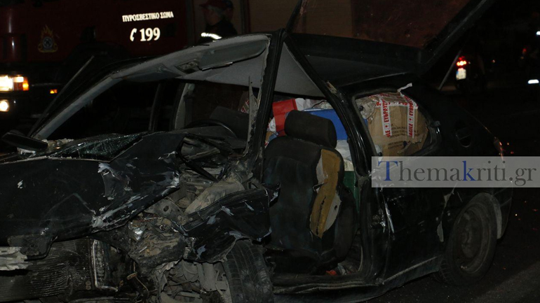 Ένας νεκρός σε τροχαίο στο Ηράκλειο