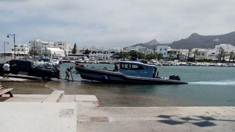 Έβαλε νερά στο παρθενικό ταξίδι το σκάφος-δωρεά στο Λιμενικό Έβαλε νερά στο παρθενικό ταξίδι το σκάφος-δωρεά στο Λιμενικό