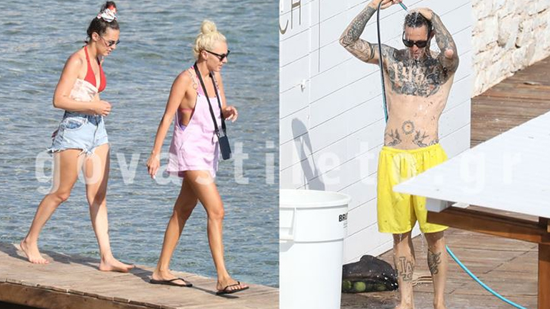 Τάμτα: Βουτιές στη Βουλιαγμένη με τον Πάρι Κασιδόκωστα και την κόρη της Άννυ