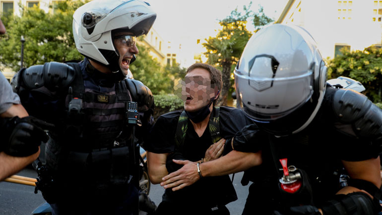 Η αναφορά της ΕΛ.ΑΣ. για τα χθεσινά επεισόδια στην οδό Πατησίων