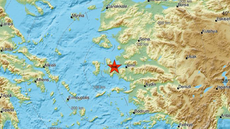 Σεισμός 4,2 Ρίχτερ στην Τουρκία κοντά στη Σμύρνη: Έγινε αισθητός σε Χίο και Λέσβο