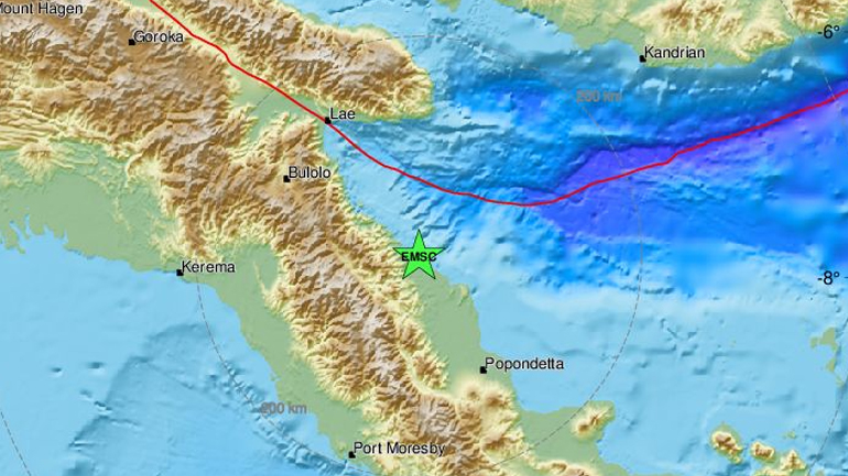 Σεισμική δόνηση 6,9R στην Παπούα Νέα Γουινέα – Προειδοποίηση για τσουνάμι