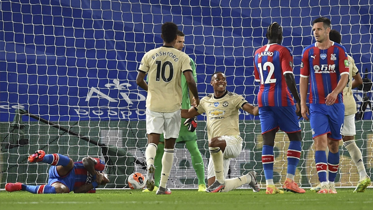 Αγγλία: «Ζωντανή» για το «σεντόνι» η Γιουνάιτεντ, 2-0 την Κρίσταλ Πάλας