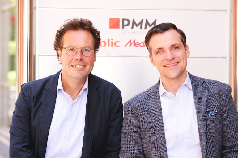 Oι κ.κ. Antoine Brouwer (αριστερά) και Γιάννης Σίμος (δεξιά), επικεφαλής eCommerce Business και Retail Business αντίστοιχα