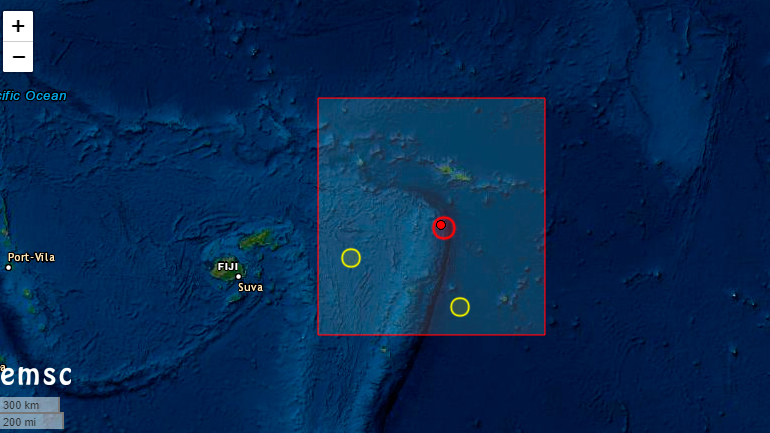 Σεισμός 6,2 Ρίχτερ στον Ειρηνικό