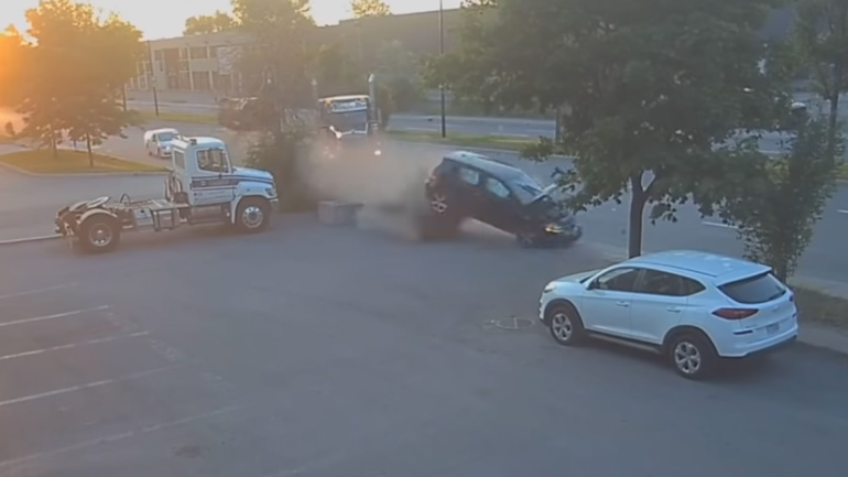 Η κόντρα κατέληξε στα… δέντρα!