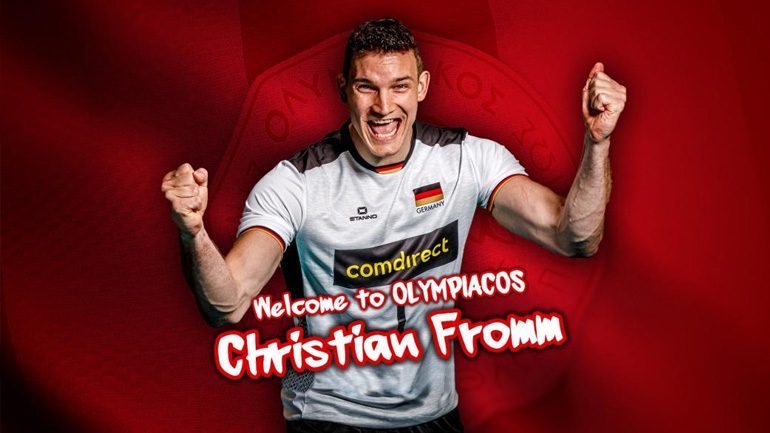 Volley League: Στον Ολυμπιακό ο Κρίστιαν Φρομ