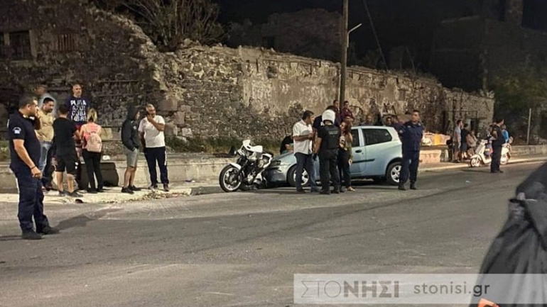Μυτιλήνη: Αυτοκίνητο έπεσε επάνω σε διαδηλωτές – Έξι τραυματίες