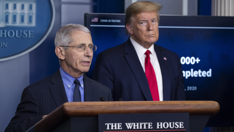 Φάουτσι: Eπείγει να βελτιωθεί η κατάσταση με τα τεστ για τον κορωνοϊό