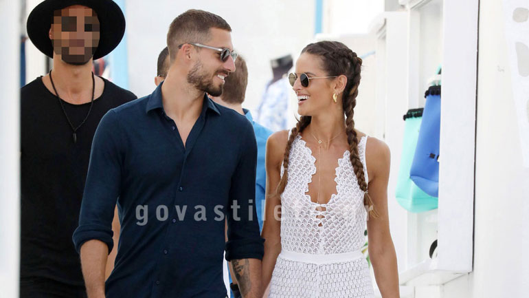 Izabel Goulart – Kevin Trapp: Οι διακοπές του ζευγαριού στη Μύκονο συνεχίζονται