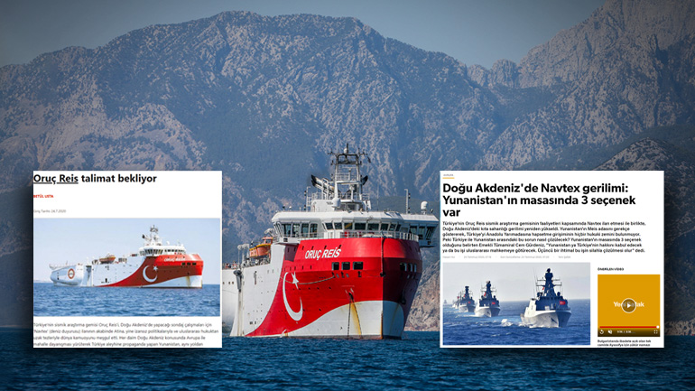 Προκλητικά δημοσιεύματα για το Oruç Reis