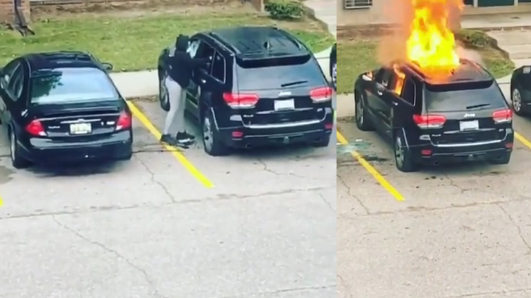 Παραλίγο να καεί ζωντανή!