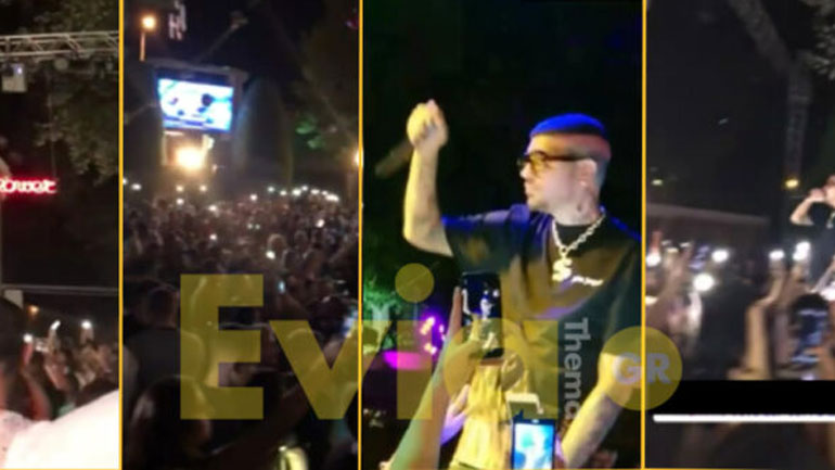 Εικόνες ανεπίτρεπτου συνωστισμού σε νυχτερινό μαγαζί στον Ωρωπό