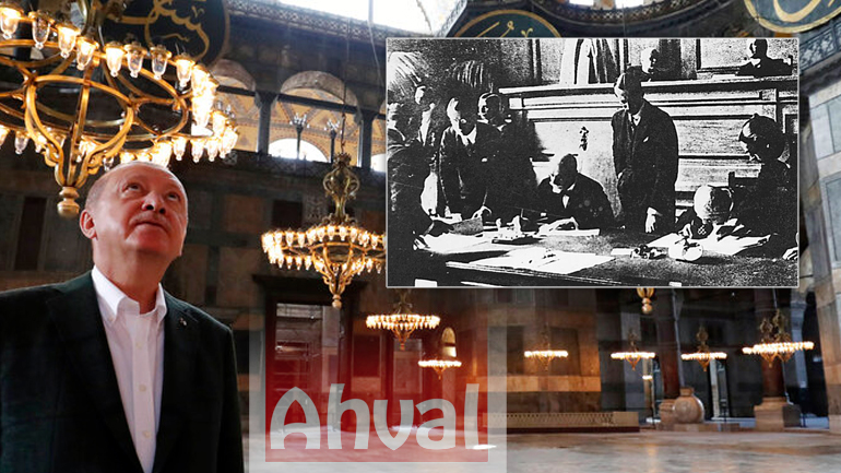 O Eρντογάν στήνει  σκηνικό ανατροπής της Συνθήκης της Λωζάνης