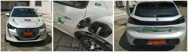 Το αμιγώς ηλεκτρικό Peugeot 208 που χρησιμοποιεί ο Δήμος Παρανεστίου Δράμας