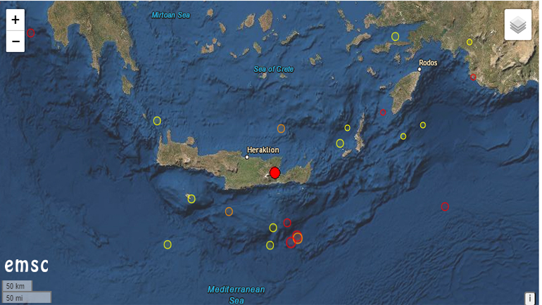 Σεισμός 3,5 Ρίχτερ στα Μάλια