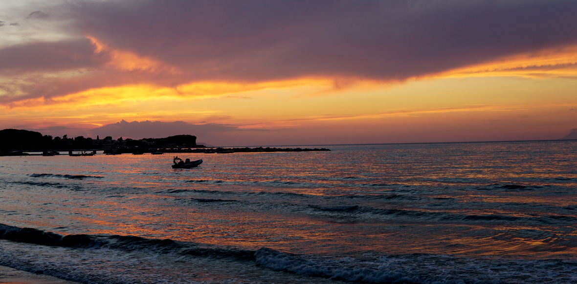 Ηλιοβασίλεμα στην Κέρκυρα