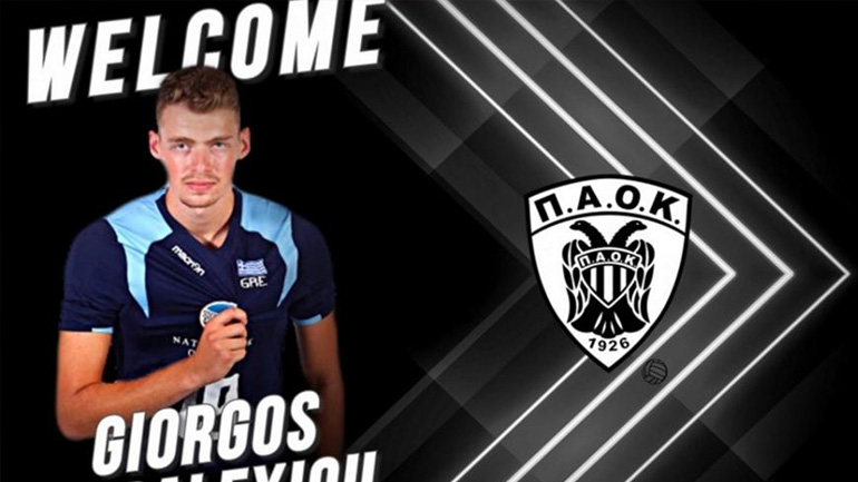 Volley League: Στον ΠΑΟΚ ο Γιώργος Παπαλεξίου