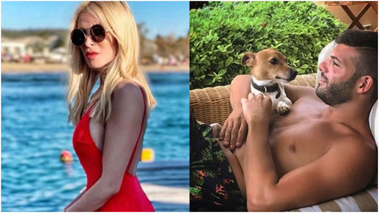 Κατερίνα Καινούργιου-Φίλιππος Τσαγκρίδης: Ρομαντικό δείπνο για δυο στη Σαντορίνη