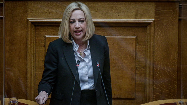 Φ. Γεννηματά: «Κύριε Μητσοτάκη, στήνετε το κομματικό κράτος της Δεξιάς και στην εκπαίδευση»