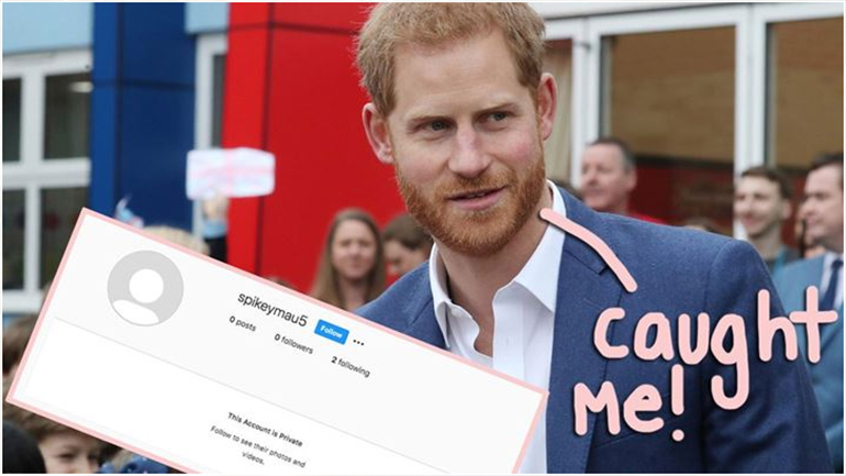 Ο κρυφός λογαριασμός του πρίγκιπα Harry στο Instagram