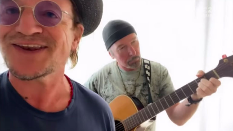 Μια ακουστική εκδοχή του «Stairway to Heaven» από Bono και the Edge