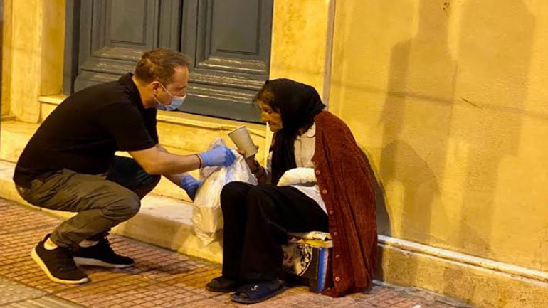 Η «ΑΠΟΣΤΟΛΗ»  δίπλα στους αστέγους εν μέσω κορωνοϊού