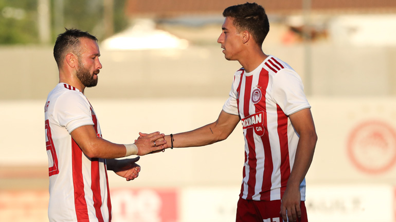 Τα γκολ του Ολυμπιακού στο φιλικό με την Ομόνοια