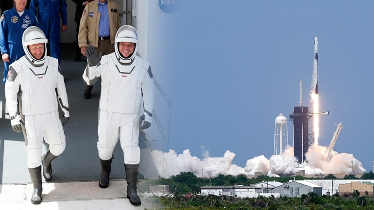 Επιστρέφει στη Γη η επανδρωμένη κάψουλα της SpaceX