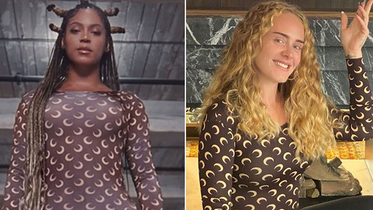 Η Adele αντέγραψε ένα από τα πιο εντυπωσιακά fashion looks της Beyonce στο «Black Is King»